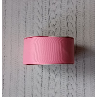 Лента репсовая 40 мм розовый №255